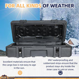 MGS 141 Quart Waterproof Cargo Case with Resting Kit & Inside Molle Panel Travel Assist Tires - Broaddict