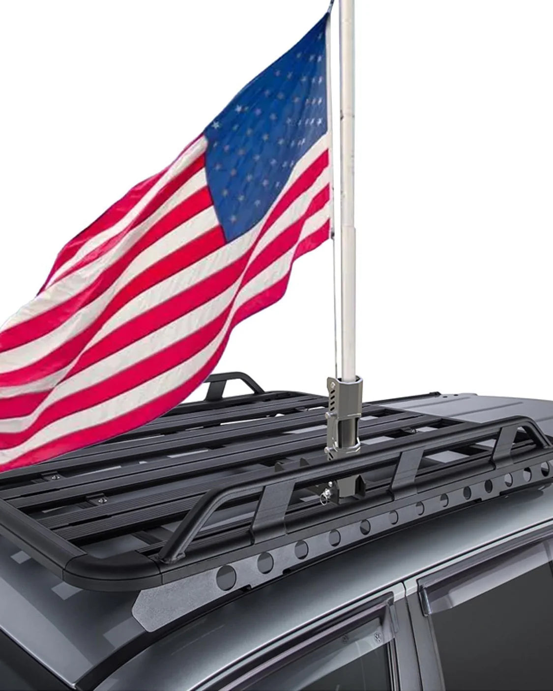 Large Rack For Flags Foldable Roof Rack Flag Pole Mount - Durable, Stylish & Easy to Install ...