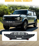 Front Bumper w/LED Lights - BROADDICT