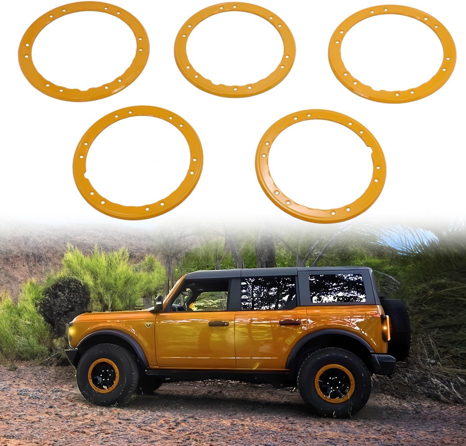 5X Bead Lock Trim Orange Rings Kit