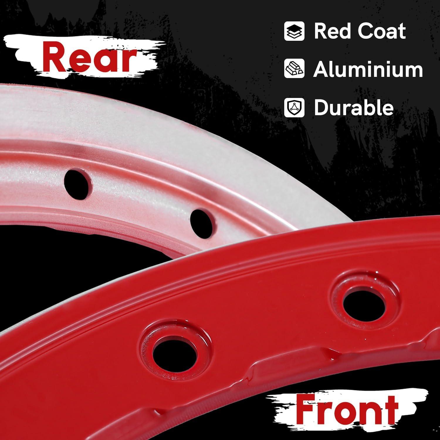 5X Bead Lock Trim Red Rings Kit