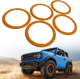 5X Bead Lock Trim Performance Orange Rings Kit