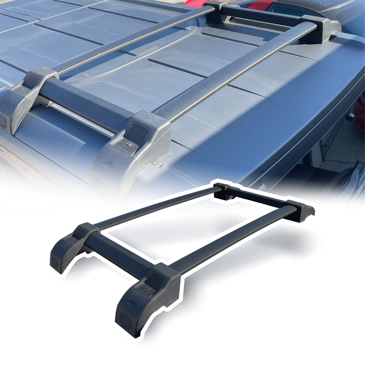 Rear Roof Half Rack for Ford Bronco 2021 2022 2023 4 Door (Hard Top ...