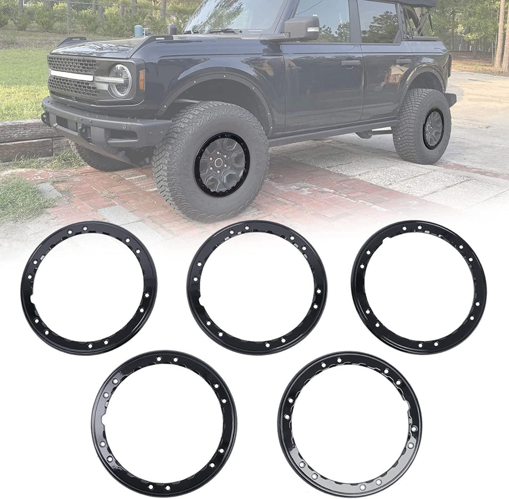 5X Bead Lock Trim Black Rings Kit Fit for 2021-2023 Ford Bronco – BROADDICT