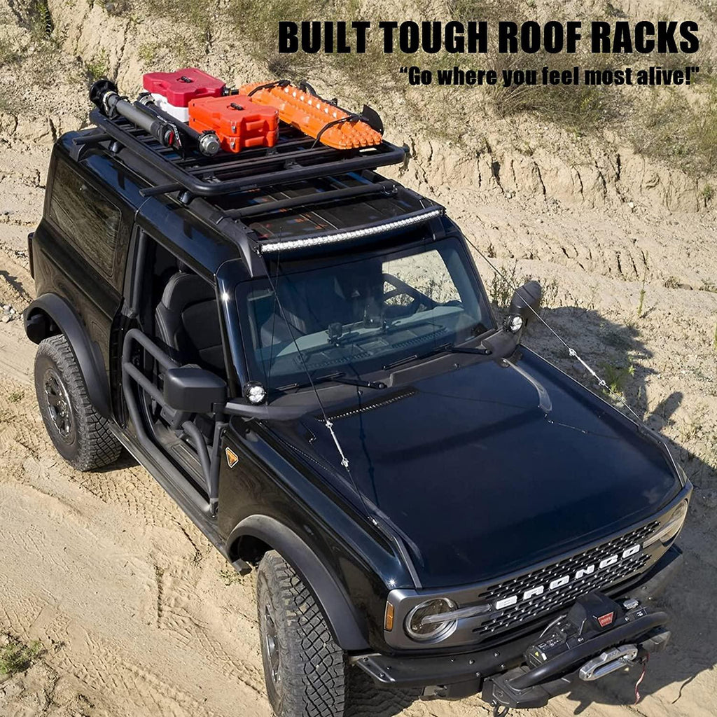 Broaddict Bronco Roof Rack Cross Bar Kit Fit for 2021-2025 Ford Bronco ...